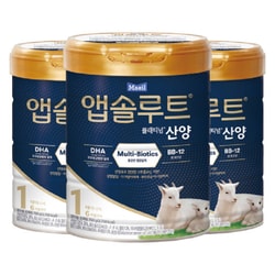매일분유 앱솔루트 산양분유 리뉴얼 1단계(0~6개월) 750g 3캔