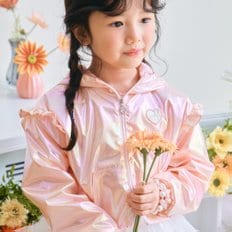 핑크 봉봉 홀로그램 윈드 브레이커(Pink)