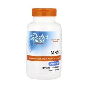 MSM 식이유황 옵티 엠에스엠 OptiMSM 1500mg 120정 X 2통