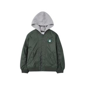 GSW 팀 MA-1 패딩 점퍼 KHAKI K261JP010P