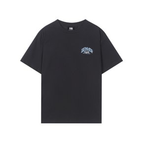 [여주점] 공용 LAL 크랙 백 레터링 반팔 티셔츠(N252TS071P)