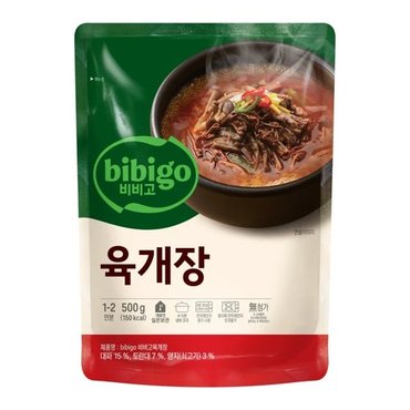 CJ 비비고 육개장 500g X18개(1박스)