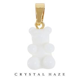 [정품] 크리스탈 헤이즈 Classic Notalgia Bear Pendant - Powder (CCT-Powder)