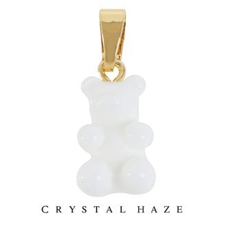 크리스탈헤이즈 [정품] 크리스탈 헤이즈 Classic Notalgia Bear Pendant - Powder (CCT-Powder)