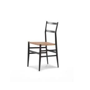 [Cassina 공식수입원] 699 Superleggera Chair (India Cane/Lacquered Black)