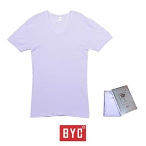 (BYC) 고급100수 강연사 남성 반팔 런닝-110 (WB9705E)