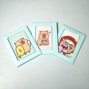 포토카드 보관 정리 포카 케이스 커버 블루