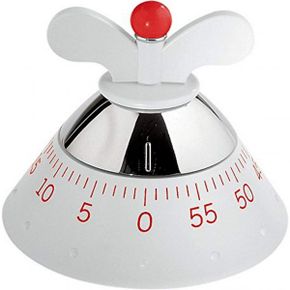 영국 알레시 전기포트 주전자 Alessi Kitchen Timer in Thermoplastic Resin Featuring Mechanic