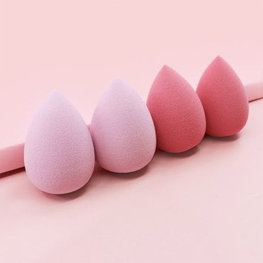 툴리프 블루밍 광채 퍼프 세트