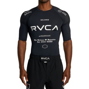 루카 남성 스포츠 래쉬가드 반팔티 (VE31RS506KVM)/브랜드(RVCA 루카)