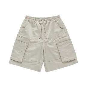 NYLON BIG POCKET SHORT PANTS LIGHT BEIGE 빅포켓 숏팬츠