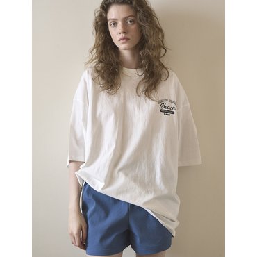 바니쉬먼트 beach t-shirt_ivory