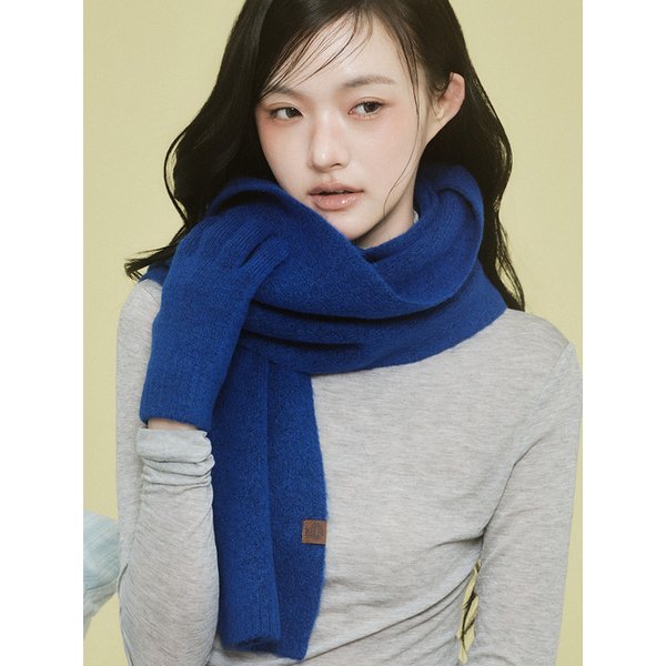 CANDY 장갑 머플러 세트 BLUE