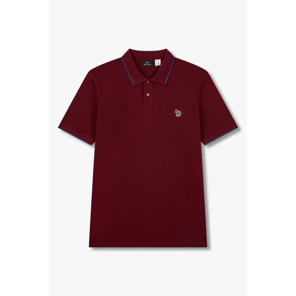 [PS PAUL SMITH] 지브라 배지 피케 폴로 셔츠 5735127002000