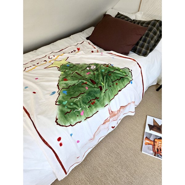 메리트리 크리스마스 극세사 블랭킷