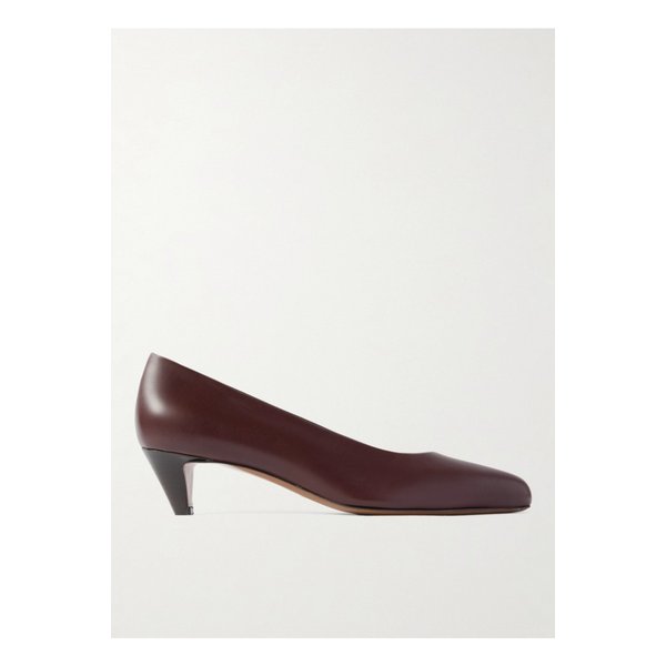 페라 브라운 가죽 펌프스 1647597352710943