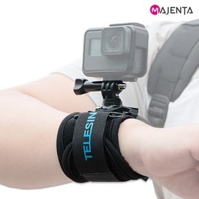 고프로 액션캠 텔레신 360 회전 손목스트랩 마운트
