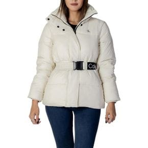 영국 캘빈클라인 경량패딩 Calvin Klein Short with Waist and Logo Padded Jackets for Women E