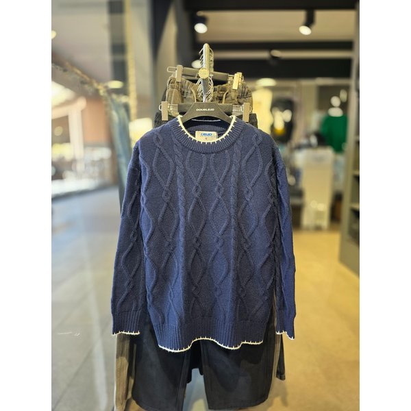 [시흥점] 로프체인 세미오버핏 니트(남여공용)/JGZZ51A02NV