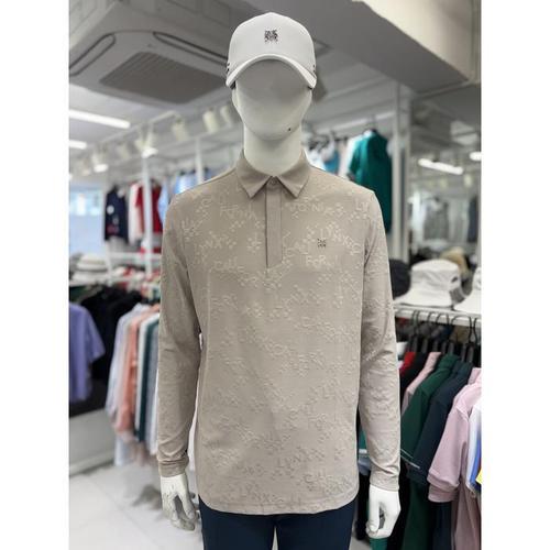 남성 로고 자카드 소재 카라 티셔츠 L11F1TO302(1)