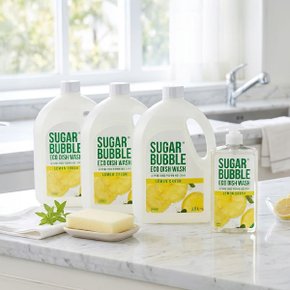 슈가버블 주방세제 940ml + 리필 2.5L x 3통