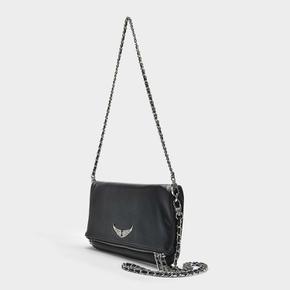 [해외배송] 락 호보 백 ZADIG VOLTAIRE 블랙 레더 LWBA00001-001 B0731449850