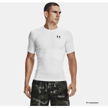 언더아머 [1361518] 남성 UA HeatGear 아머 반팔 컴프레션 셔츠