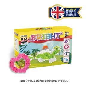 5in1 브라이트 핑크 (3세+) 단품 STEM 과학교구 블록 블럭