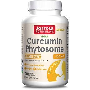 자로우 포뮬러스 커큐민 파이토솜 500mg Jarrow Formulas Curcumin Phytosome 120캡슐