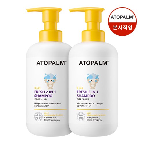 [1+1] 키즈 프레쉬 2in1 샴푸 460ml [증정 : 젤로션 20mlx2+선클렌징패드 30매](7.8~14)