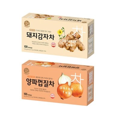 송원 양파껍질차 100T +돼지감자차 100T (200T)