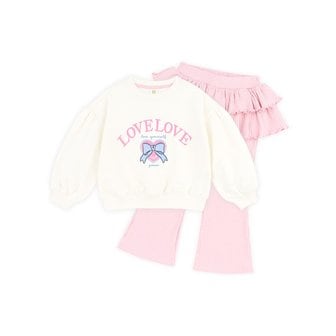 헤이미니 러브리본페플럼팬츠상하복