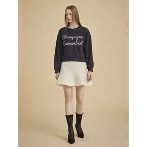 CHAMPAGNE SWEATSHIRT - NAVY