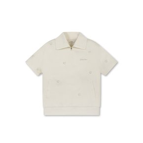(W) Moon Embroidery Half Zip-up Sweat G5TAW25702YEX