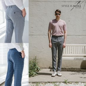 남성 여름 3종세트 스판히든밴딩정장바지(30-38사이즈) 컬렉션