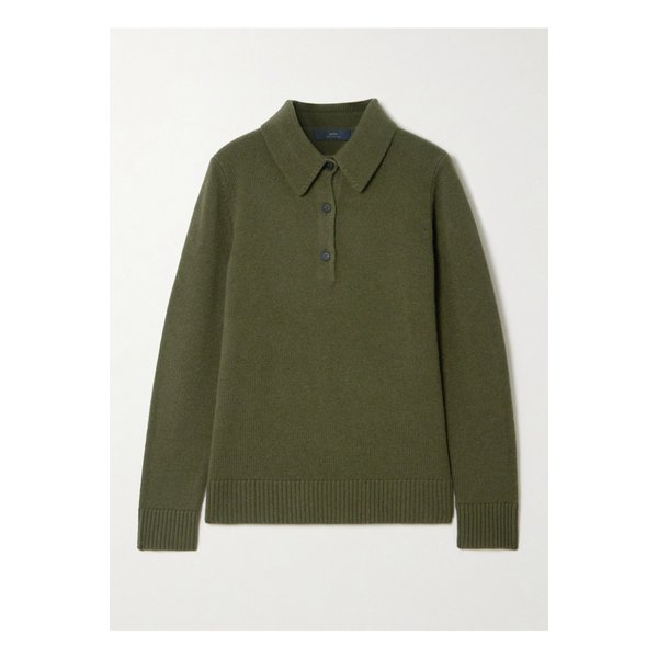 아치4 베시 캐시미어 폴로 스웨터 그린 46376663162866747
