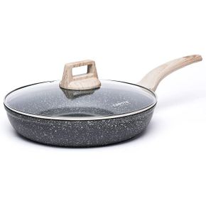 독일 까로떼 후라이팬 CAROTE Frying Pan 20 cm with Lid Durable Non-Stick Coating Deep Shape