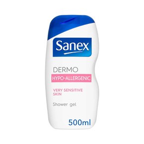 [해외직구] 사넥스 Sanex Dermo 민감 피부 저자극 샤워 젤 500ml 유럽직구