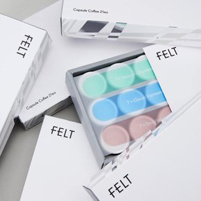 펠트 3종 캡슐커피 세트박스(5.5g x 21개입)