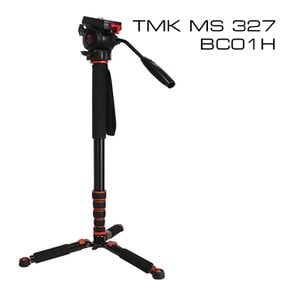 에이스포토 5단 스텐딩 모노포드 유압헤드키트 TMK MS 327 & BC01H