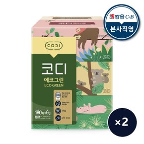 에코그린 180매x6입 2팩