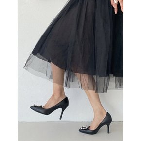 Fady Cube Black Pumps