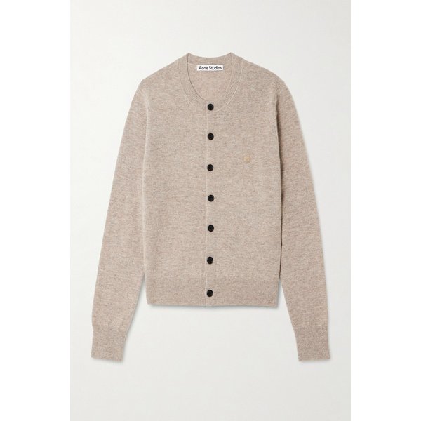 아플리케 울 야크 헤어 블렌드 가디건 46376663162964128