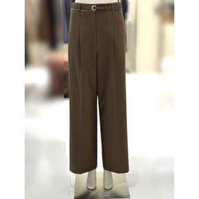 [부산점] [씨씨콜렉트] 벨티드 핀턱 세미와이드 팬츠 (E254MSA133)