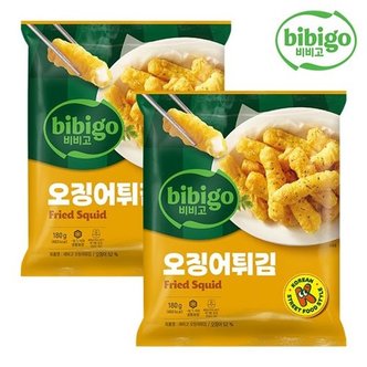 CJ제일제당 비비고 오징어튀김 180g X 2개