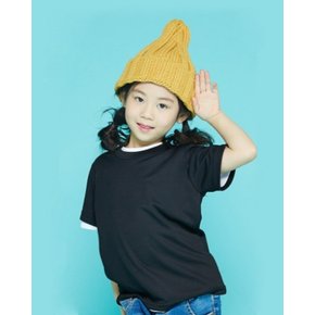 NR 아동단체티 쿨론 라운드티 - 블랙 아동단체복
