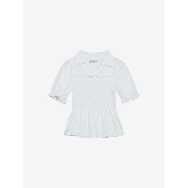 스모킹 카라 블라우스 (TKBAF2497)