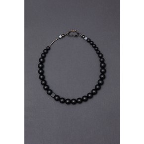 12mm Matte Onyx Necklace