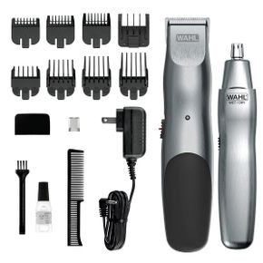 미국 왈 코털정리기 Wahl Groomsman 코드 코드less Hair 트림mer kit for Men Mustaches Nose 앤