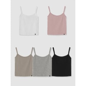 D. BASIC STRING SLEEVELESS TOP - 5 COLOR